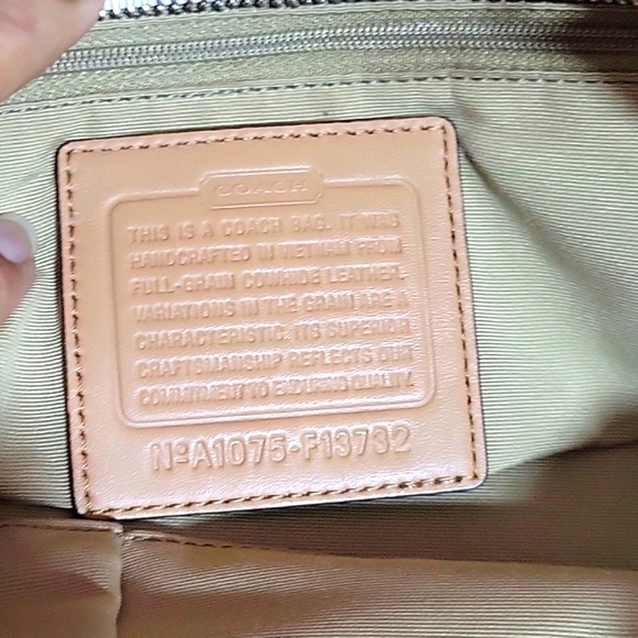 COACHF13732LeatherShoulderBag - Picture 12 of 14